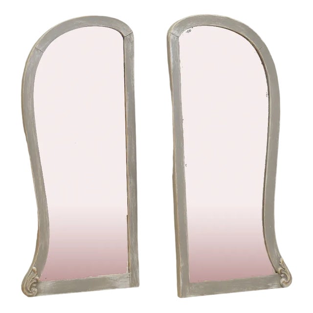 Danish Mirrors in Pine Frame, 1960s, Set of 2 For Sale