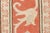 Vintage Turkish Oushak Rug in Pastel Salmon Pink and Ivory For Sale - Image 6 of 10