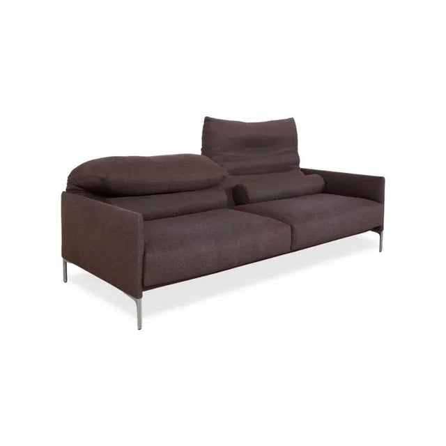 Textile Cor Avalanche Fabric Set, Three-Seater, Two-Seater, Brown, Bronze, Red, Manual Function, Sofa, Couch, Set of 2 For Sale - Image 7 of 18