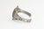 Mid 20th Century Vintage Southwestern Native American Style Petrified Wood Sterling Silver Cuff Bracelet For Sale - Image 5 of 9