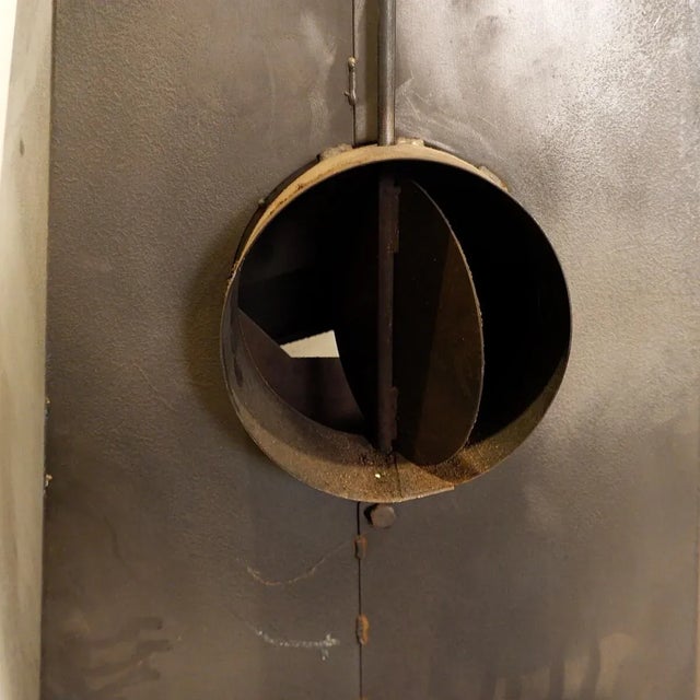 Black Wall-Mounted Fireplace from Don Bar, 1970s For Sale - Image 8 of 9