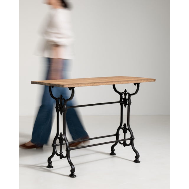 Cast Iron Bistro Table, Antique, France, 20th Century For Sale - Image 4 of 18