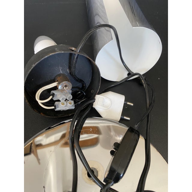Vintage Chrome Flame Lamp in the style of Goffredo Reggiani, 1970s For Sale - Image 14 of 18