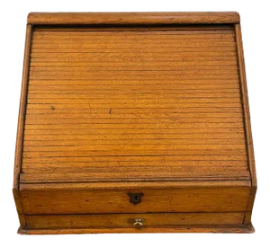 Oak Stationery Cabinet, 1860s