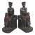 Egyptian King Pharaoh and Son Bookends Sculpture a Pair 4343b For Sale