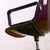 Brown Tecno Modus Swivel Chair in Bordeaux Plastic with Black Armrests For Sale - Image 8 of 13