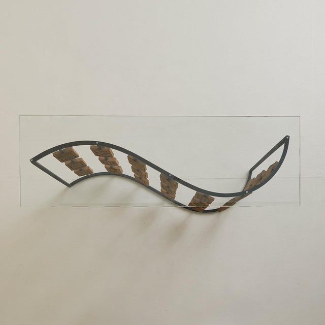Italian Brutalist Terracotta + Iron Console by Mario Giani (Clizia), 1970s For Sale In Chicago - Image 6 of 11