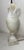 Antique Italian Hand Carved Alabaster Marble Stone Urn Style Electric Table Lamp For Sale - Image 9 of 14