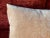 Beautiful custom goldtone velvet pillows with abstract pattern Disappearing zipper Feather inserts Excellent condition B86