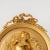 Figurative Pair of French Gilt Bronze Round Figural Wall Plaques, France, 19th Century For Sale - Image 3 of 11
