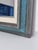 Mid-Century Modern Mid Century Traditional Mint Green & Silver Wood Wall Mirror For Sale - Image 3 of 12