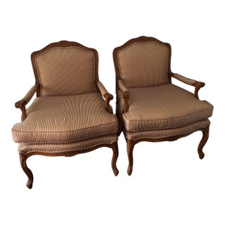 Pair of French Arm Chairs For Sale