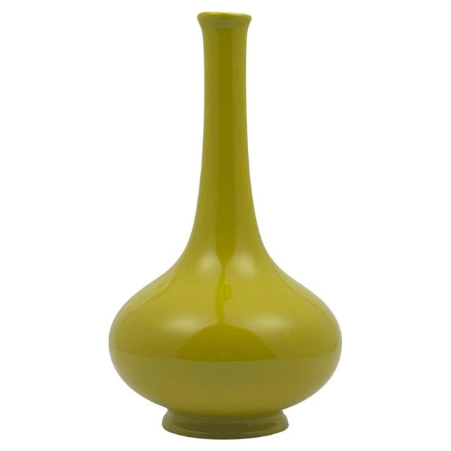 Mid-Century Modern Chartreuse Ceramic Bud Vase by Carlton Ware, 1960s For Sale - Image 10 of 10