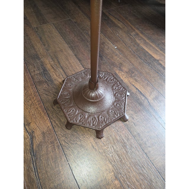 Revolving Cast Iron Caddy on Stand For Sale In San Antonio - Image 6 of 7