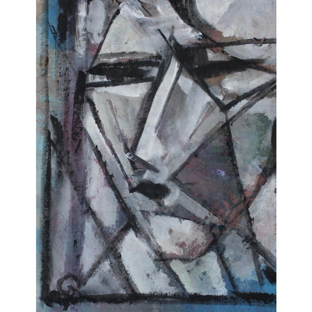 Florentine School Artist, Hidden Portraits XXI, 1990s, Acrylic on Canvas, Framed For Sale - Image 4 of 10