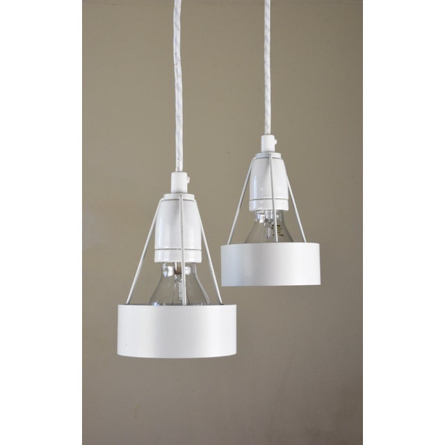 Mid-Century Modern Pakhus Pendant Lamps by Erik Møllers Tegnestue for Louis Poulsen, 1987, Set of 2 For Sale - Image 3 of 8