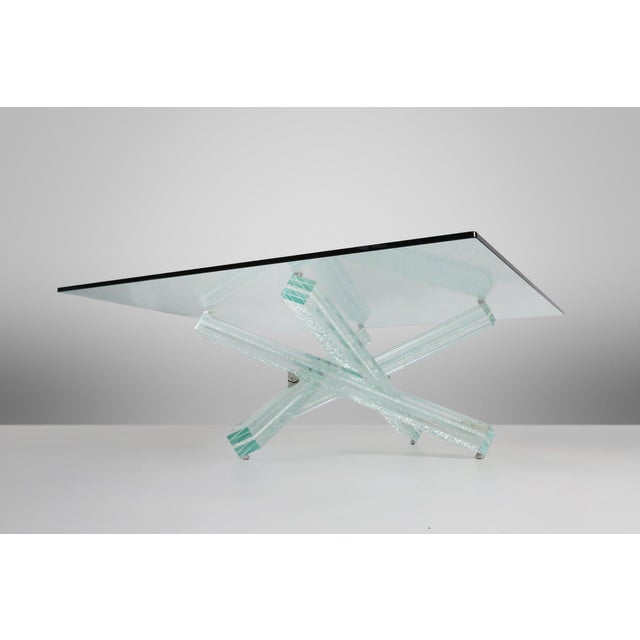 Mid-Century Modern Mikado Coffee Table by Maurice Barilone for Roche Bobois, 1990 For Sale - Image 3 of 13
