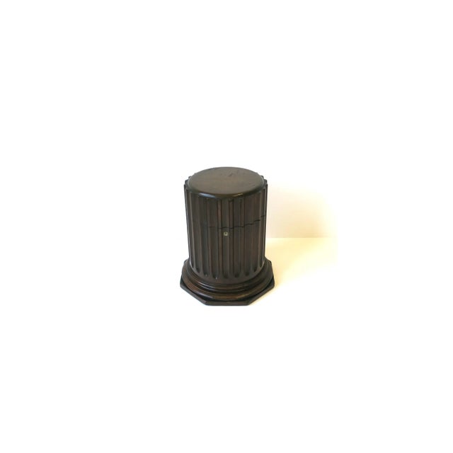 Neoclassical Column Pedestal Box, Neoclassical Style, Circa Mid-20th Century For Sale - Image 3 of 13