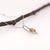 Metal Citrine Pendant Necklace With Earth Mined Diamonds in Solid 14k Gold, Round 5mm For Sale - Image 7 of 8