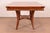 John Widdicomb Art Deco Walnut and Burl Wood Dining Table, Newly Refinished For Sale - Image 11 of 13