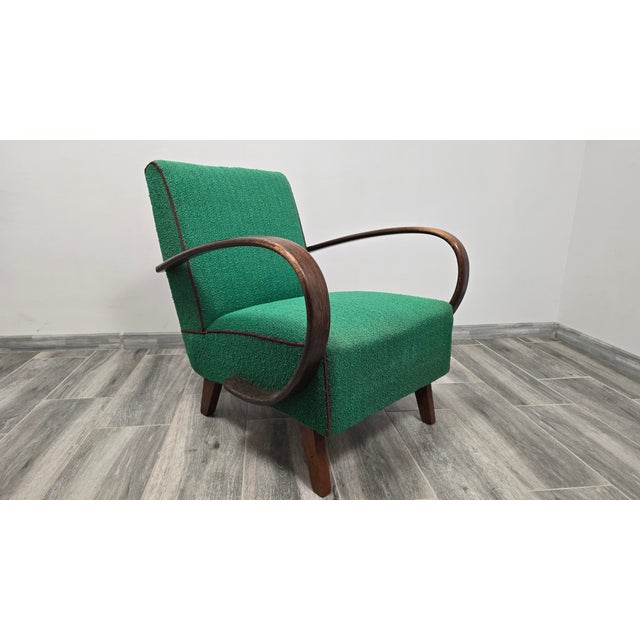 Art Deco Lounge Chair by Jindrich Halabala For Sale - Image 14 of 14
