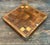 Mid 20th Century Vintage Wooden Chessboard With Metal Accents For Sale - Image 5 of 18