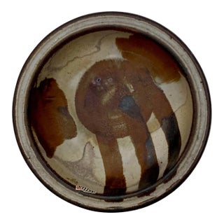 Danish Modern Pottery Bowl From Axella, 1970s For Sale