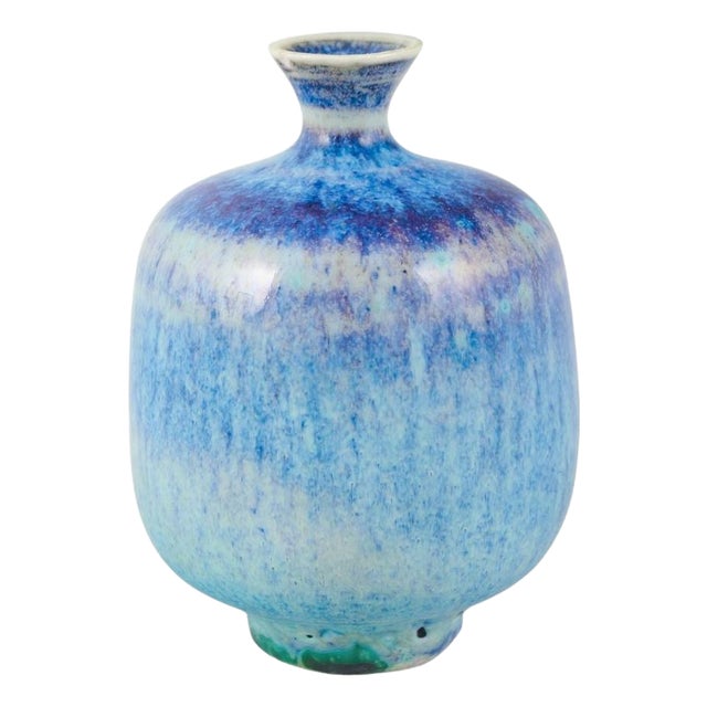 Mid-Century Miniature Vase in Stoneware by Berndt Friberg for Gustavsberg Studio For Sale