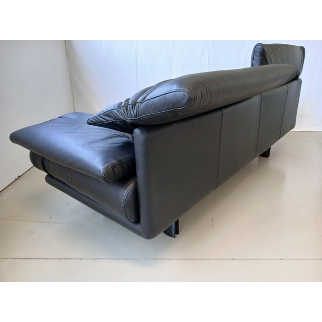 Black Alanda 3-Seater Sofa by Paolo Piva for B&B Italia, 1980s For Sale - Image 8 of 18