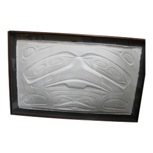 Barry Herem Signed Limited Ed Paper Embossed Native Art House of Gonakadet
