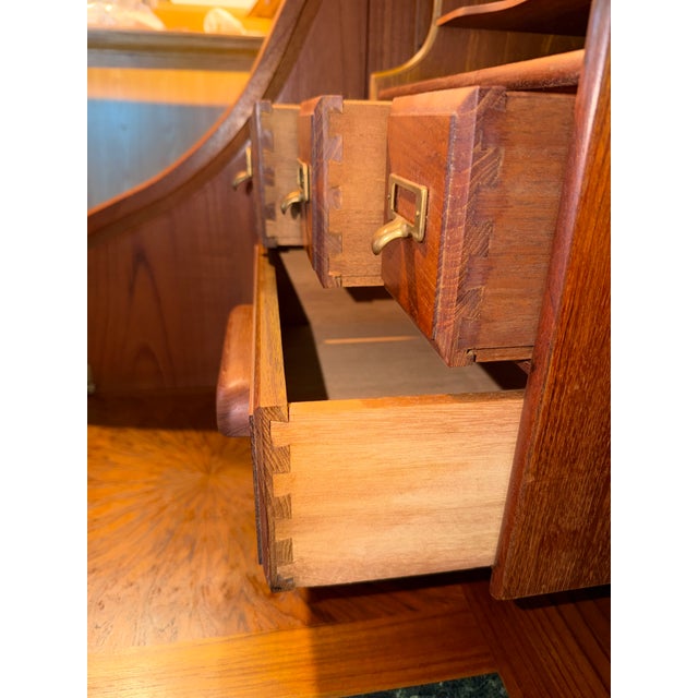 Vintage Postmaster Rolltop Desk For Sale - Image 11 of 18