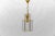 Art Deco Cut Glass Pendant Lamp in Brass, Austria, 1940s For Sale - Image 10 of 10