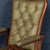 Antique English Mahogany Reclining Armchair with Green Leather Upholstery, 19th Century For Sale - Image 13 of 18