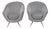Mid-Century Modern Velvet Chairs by Federico Munari, Italy, 1950s, Set of 2 For Sale