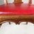 Set of Chippendale Style Wooden Chairs with Red Leather, 1900s For Sale - Image 10 of 17