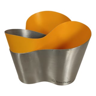 Champagne Cooler in Pewter from Veuve Clicquot For Sale