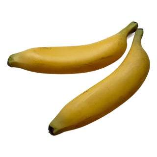 Vintage Czechoslovak Plastic Bananas, 1980s, Set of 2 For Sale