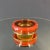 Vintage Orange Cigar Glass Ashtray For Sale - Image 3 of 7