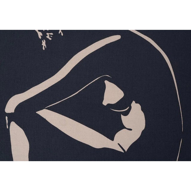 1970s Portrait of Female Nude Screen Print For Sale - Image 4 of 8