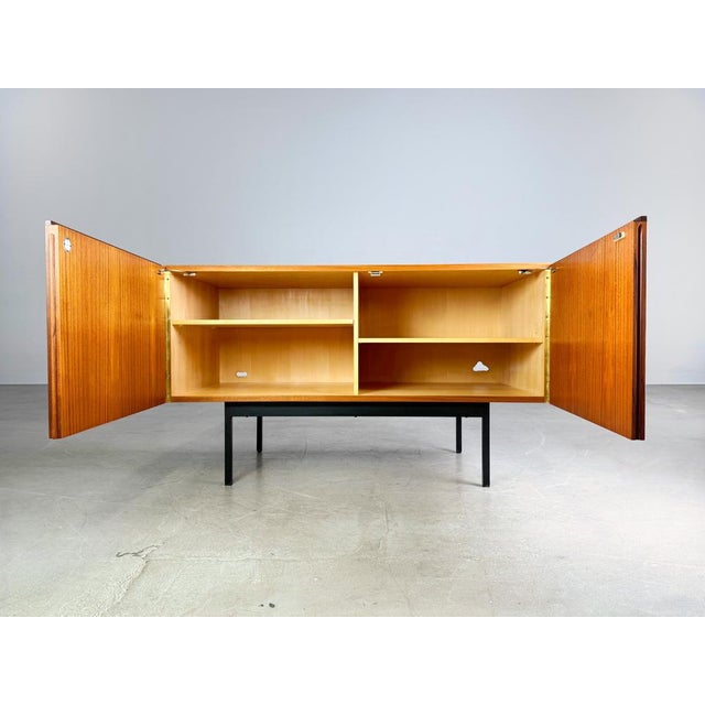 Wood Mid-Century Teak Sideboard by Dieter Wäckerlin for Behr, 1960s For Sale - Image 7 of 12