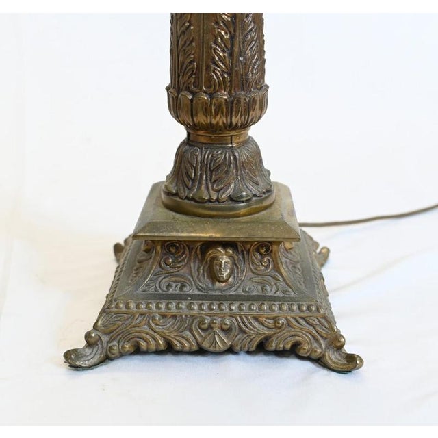 You are viewing a pair of gilt columns which function as table lamps Classical look with the gilt Corinthian columns Great...