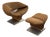 Pierre Paulin for Artifort Ribbon Chair + Ottoman, Set For Sale