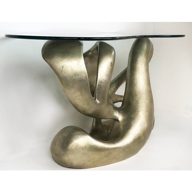 Tony Duquette for Baker Biomorphic Console, Silver Leaf Finish For Sale In Miami - Image 6 of 11