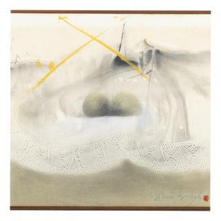 Manuel Gil Teixeira Lopes, Composition, 1960s, Mixed Media on Paper For Sale