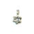 Contemporary 1990s David Yurman Black Diamond Star of David Pendant Sterling Silver Estate For Sale - Image 3 of 7