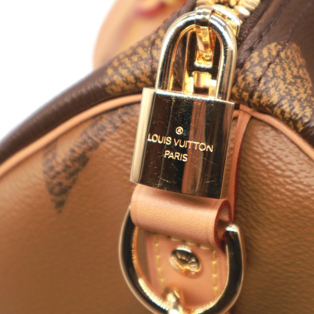 Brown Louis Vuitton Reverse Giant Monogram Speedy Bandoulière 30, 2019. For Sale - Image 8 of 14