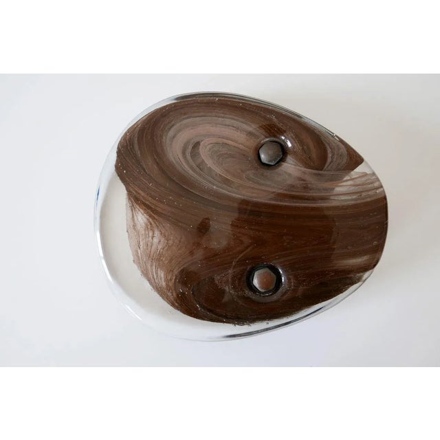 Mid-Century Italian Modern Marbled Glass Push & Pull Door Handle, 1960s For Sale - Image 10 of 18