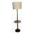 Mid-Century Modern Floor Lamp With Marble Table For Sale