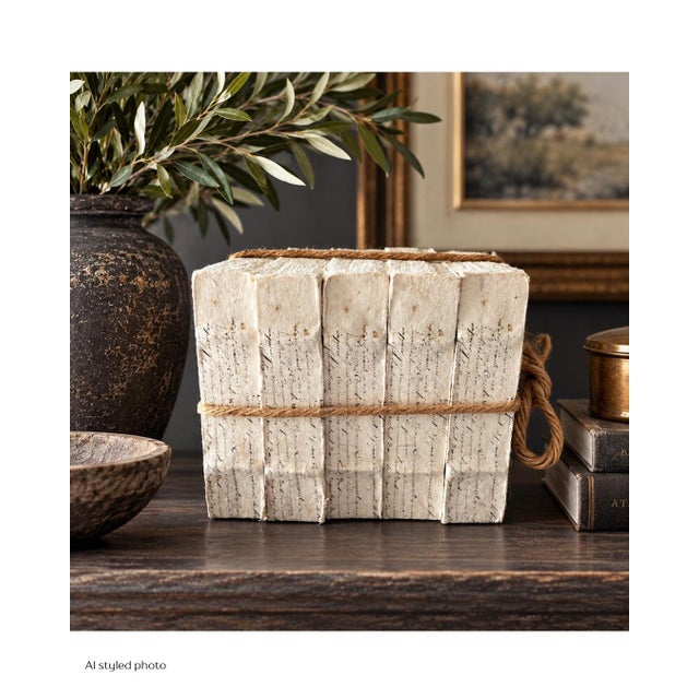 A beautiful collection of five handcrafted decorative books from Restoration Hardware’s discontinued Petite Tomes...