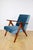 Vintage VAR B-310 Chair in Blue Sky Velvet and Wood, 1960s For Sale - Image 11 of 11